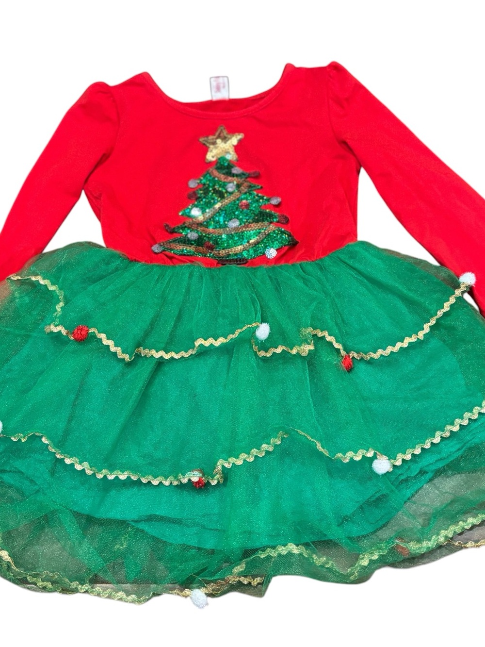 Kids Christmas Tree Tutu Dress, NWT, size 6